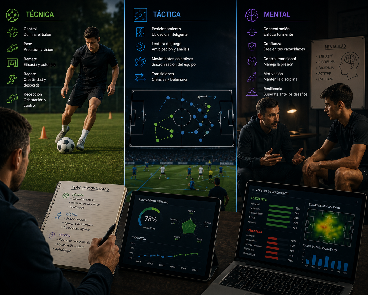 Desarrollo Técnico-Táctico-Mental