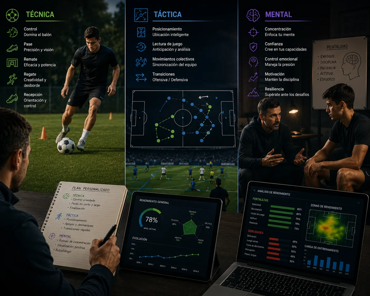 Desarrollo Técnico-Táctico-Mental